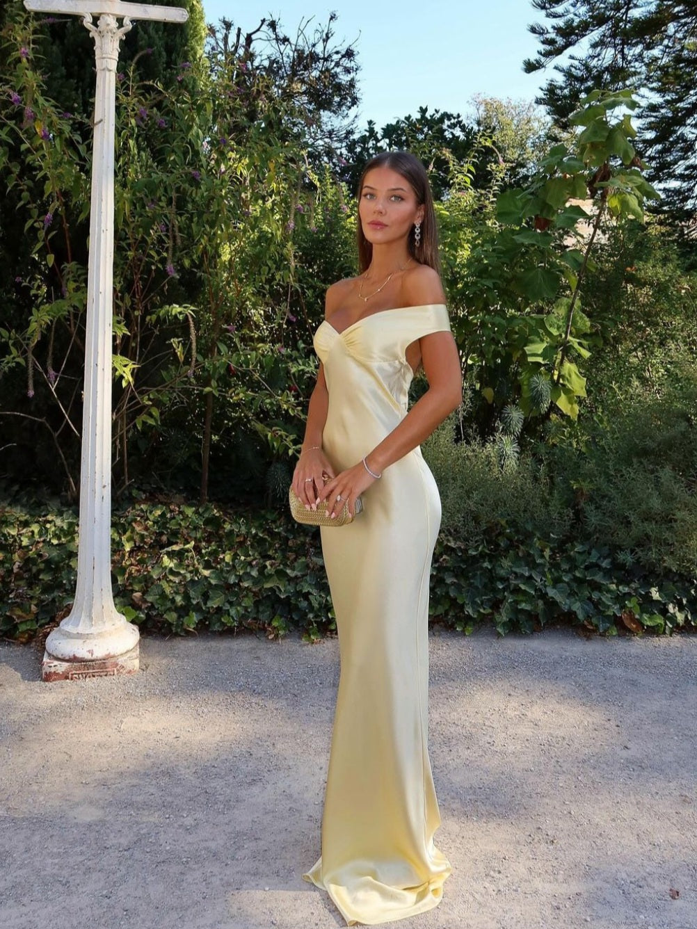 Bárbara - Vestido Maxi em Cetim
