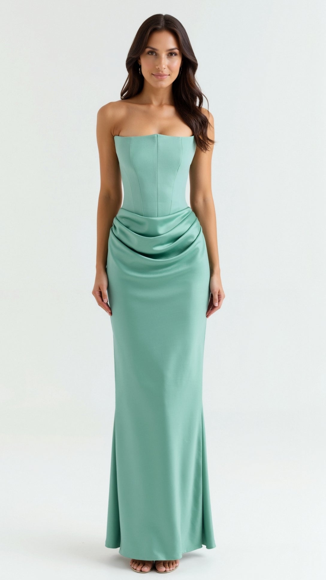 Esmeralda - Vestido comprido com corpete