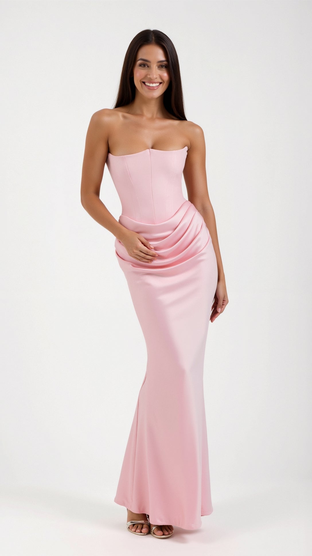 Esmeralda - Vestido comprido com corpete