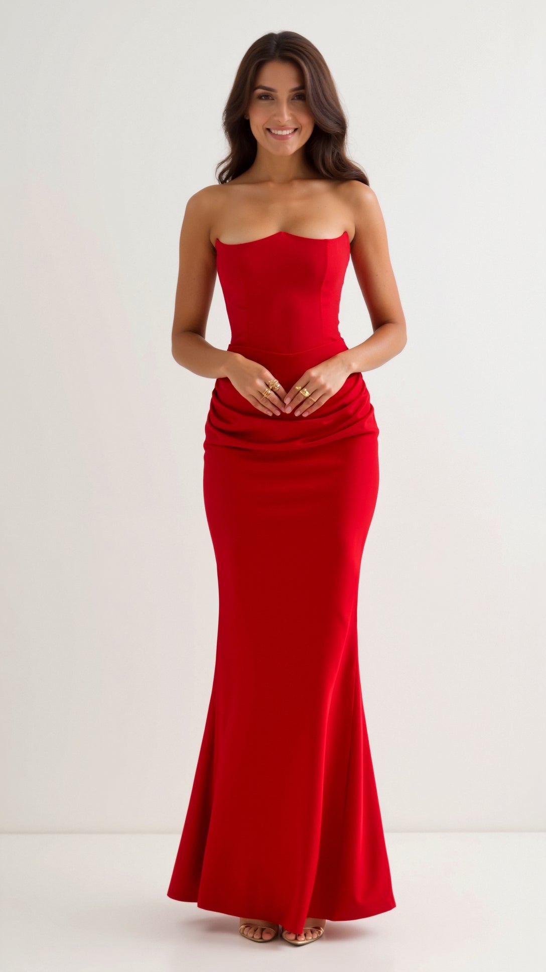 Esmeralda - Vestido comprido com corpete