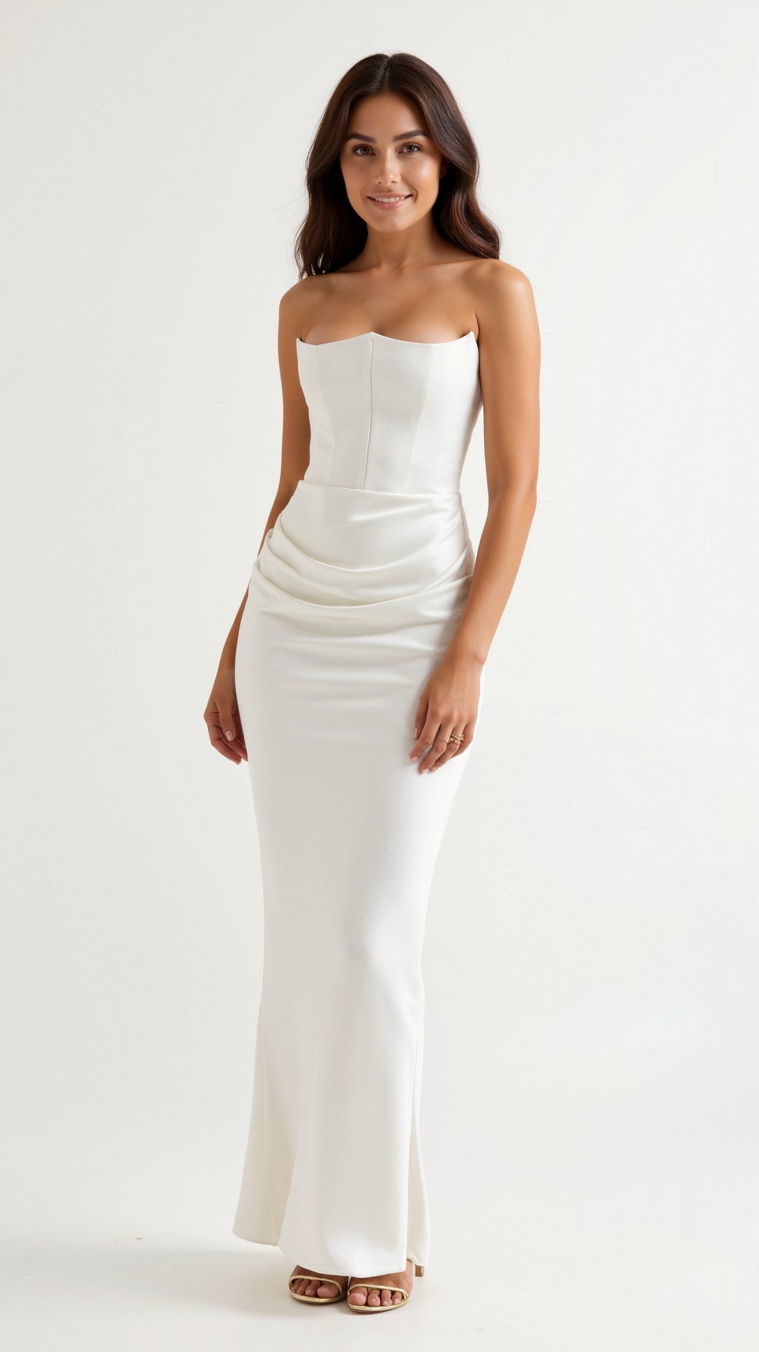 Esmeralda - Vestido comprido com corpete