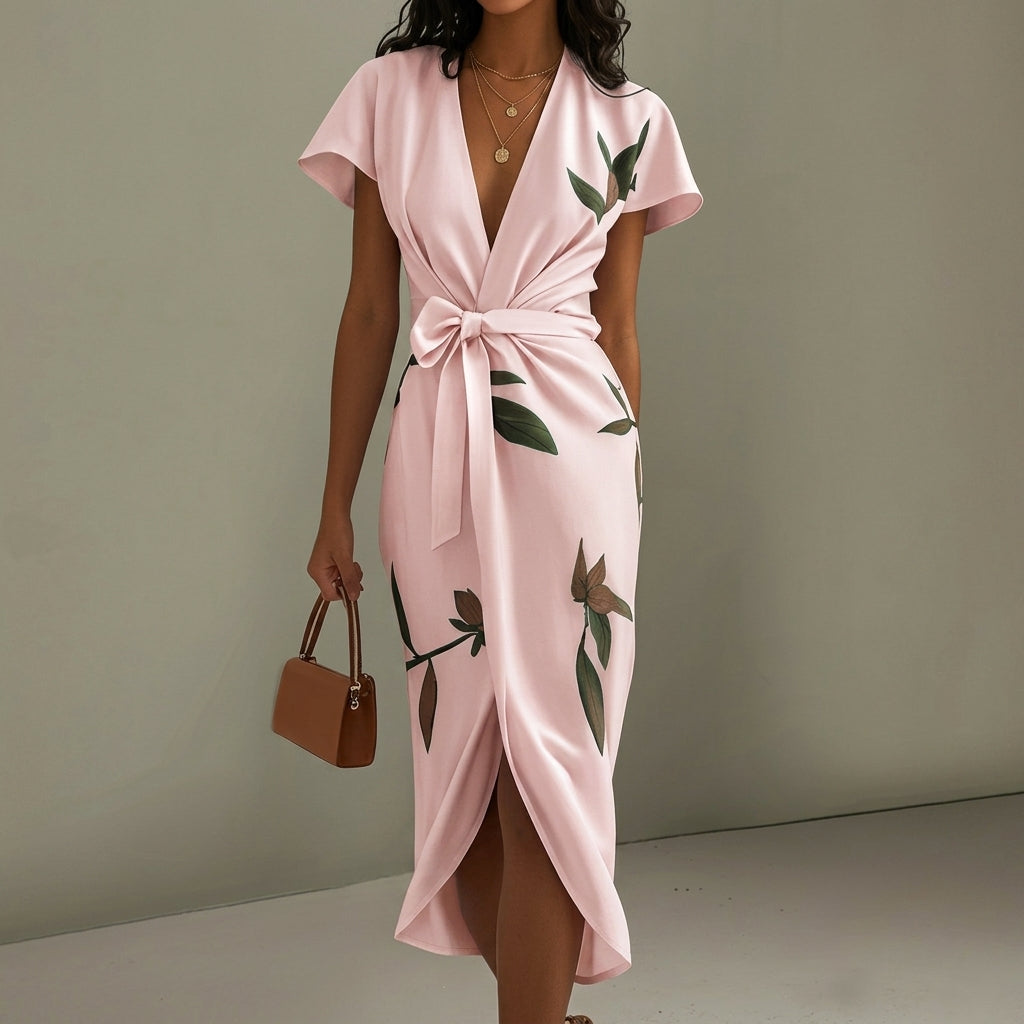 Isabel - Vestido Midi com Laço